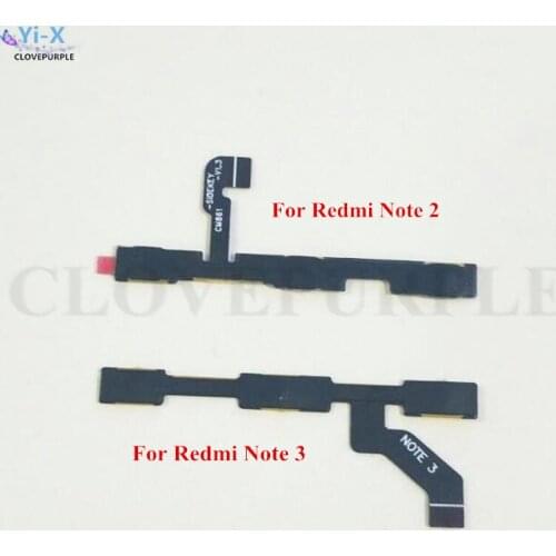 1PCS For Xiaomi Redmi Note 2/Redmi Note 3 Side Power ON OFF Volume Key Button Switch Flex Cable Repair Parts