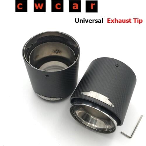 1 Pcs Top Quality Carbon Exhaust Muffler Tips For MINI Cooper S R55 R56 R57 R58 R59 R60 R61 F54 F56 F57 F60 JCW Muffler Pipes