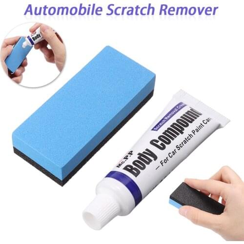 2pcs 15g Car Styling Fix Pro Repair Kit Auto Body Scratch Paint Polish Polishing Paste Grinding Compound Wax Sponge Tool Parts