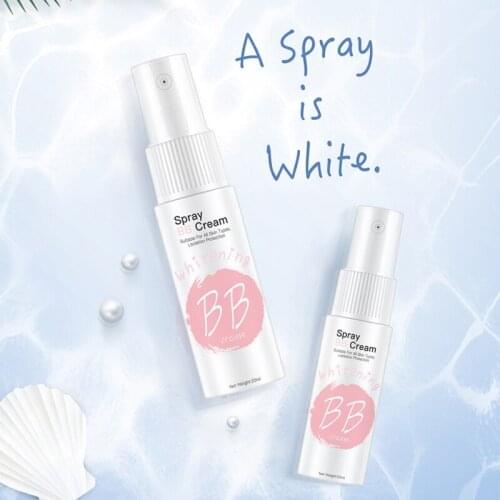 20ml Natural Concealer Spray BB Cream Moisturizing Body Foundation Whitening Face Makeup Portable Lazy CosmeticsDropship