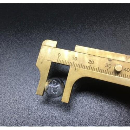 20pcs 12mm Clear Glass Globes orb Mini Ball with double holes Bottles DIY jewelry Pendant necklace Findings