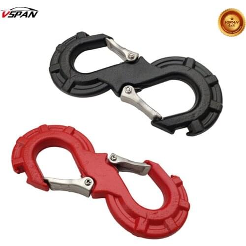 2021 Anti-Rust Off-Road Quick Rescue Shackle S-type Trailer Hook Hitch Solid Towing Hook For JK SUV ATV Trailer 4X4 Accessoriers