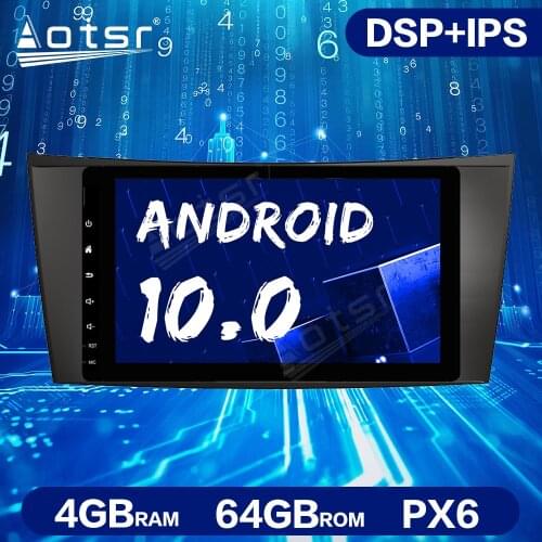 For Benz Clase E CLS W219 W211 W463 Android Radio Car Multimedia Car GPS Navigation PX6 4GB 64GB Auto Stereo Head Unit Radio IPS