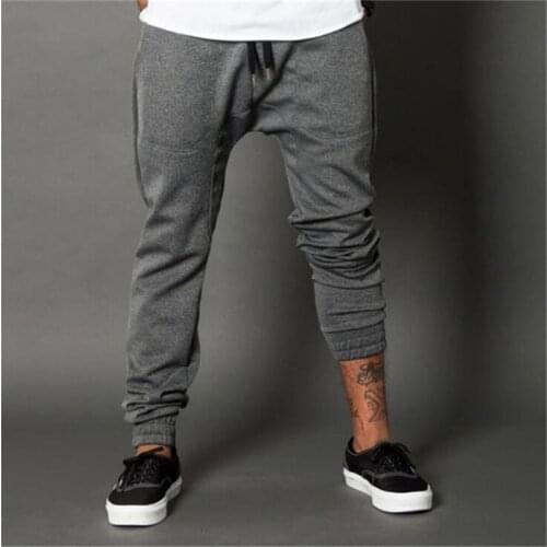 New Brand Fashion Gym Pants Men Casual Elastic cotton Mens Fitness Workout skinny Pants Men Sweatpants Trousers Jogger Pants