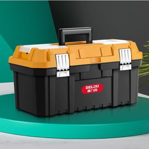 Household Plastic Tool Case Multi Organiser Technician Suitcase Tool Box Professional Hardware Boite A Outils Home Repair DK50TB