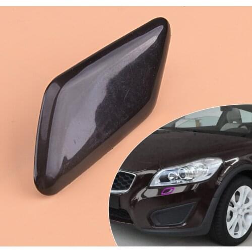 CITALL New Car Front Left Side Headlight Washer Nozzle Cover Cap Fit For Volvo C30 2010 2011 2012 2013 39863927 31214637