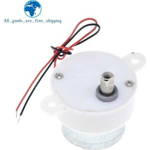 DC 12V Electric Brushless DC Motor High Torque Gear Motor Geared Box S30K Reduction Motor 14RPM 2 Wires for Electronic Toys Fan