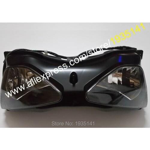 Hot Sales,Front Head Light Lamp Assembly For Kawasaki ZX-6R 03 04 ZX6R 2003 2004 ZX 6R Sports Motorcycle Headlight Headlamp