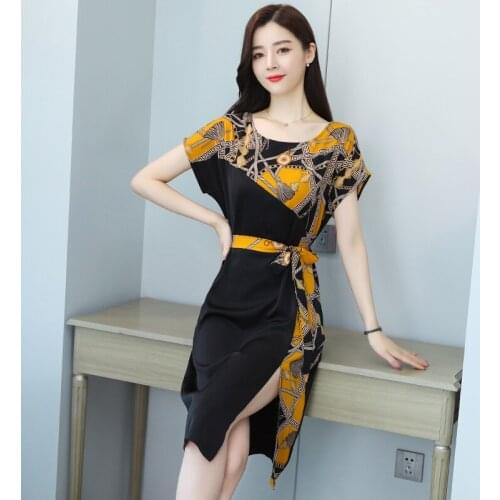 Летние платья с разрезом Gkfnmt China At AliExpress