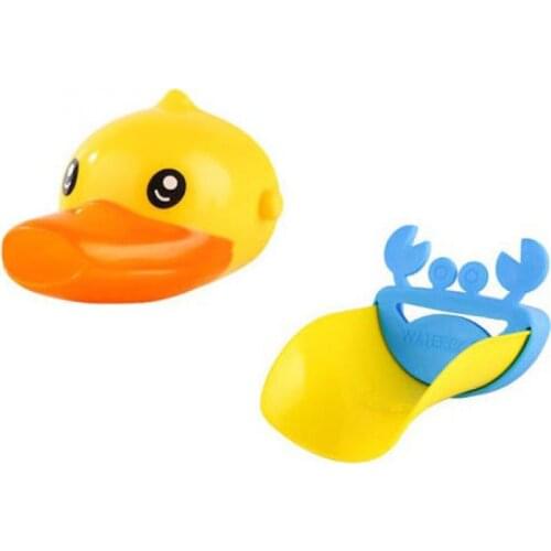 Children Bathroom Toy Cute Animal Shape Faucet Extender Water-Saving Cartoon Kids Baby Wash-Hand Faucet Extension Accessories