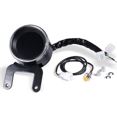 Motorbike Gauges Instruments Motorcycle LCD Digital Odometer Speedometer Tachometer Fuel Level Meter Indicator LED Cafe Racer
