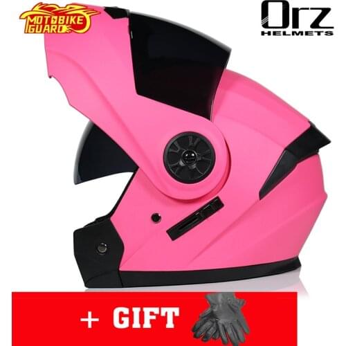 Motorcycle Riding Helmet Motorbike Double Visor Flip Up Helmets Casco Man Woman Moto Full Face Motorcycle Scooter Knight Helmet