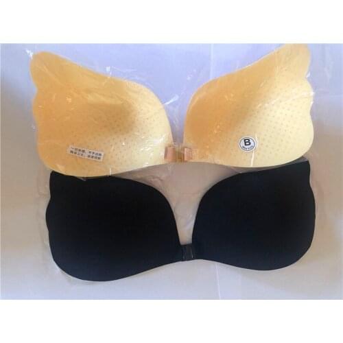 New Sexy Sujetador Womens bra Invisible Push Up Bra Self-Adhesive Silicone Seamless Front Closure Sticky Backless Strapless Bra