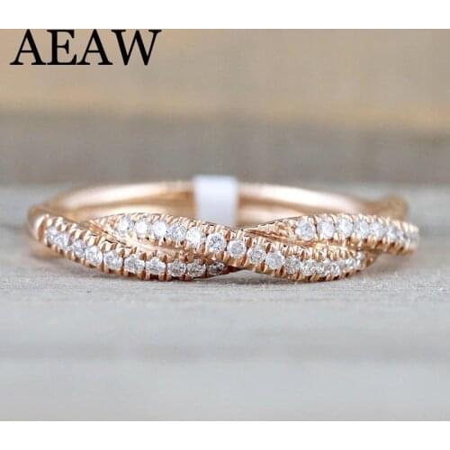 14K Yellow Gold Moissanite Engagement Band Total lab Diamond Solitaire Wedding for Women