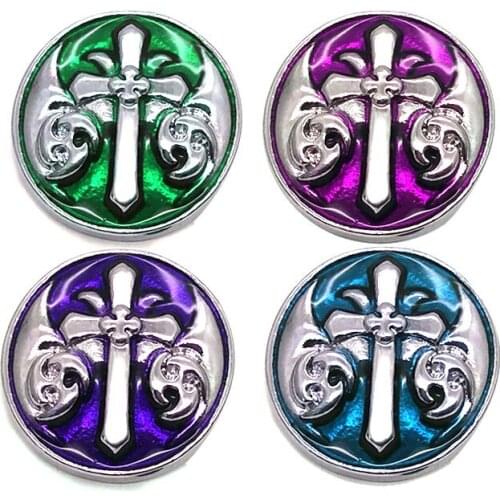 Wholesale w340 3D 18mm 25mm rhinestone metal snap button for Bracelet Necklace Interchangeable Jewelry Women accessorie