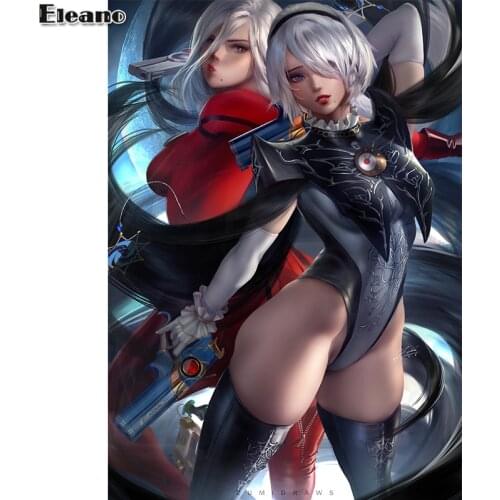 Print Game Mechanical Age 2B Neil Sexy Girl Art Canvas Poster Customized 16x24 24x36 Inch Living Room Bedroom Home Wall Picture