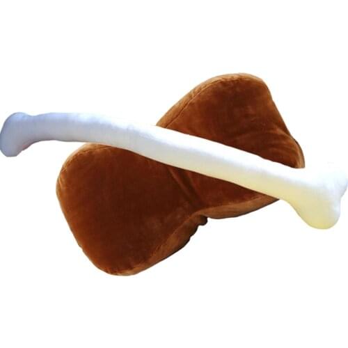 Bone Plush Pillow Detachable Toy Plushies Creative Nap Pillows for Office Kawaii Throw Pillows 50cm