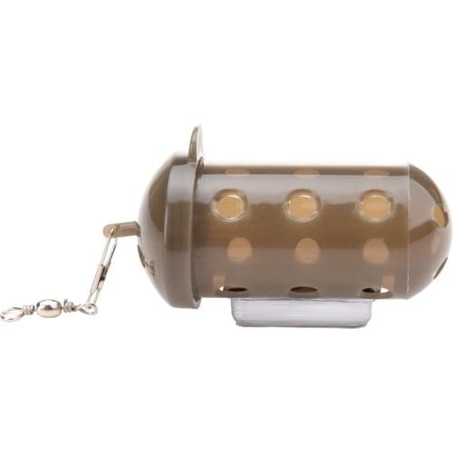 Practical 20/30/40g Carp Fishing Feeder Holder Portable Basket Cage w/Weight Carp Catfish Fishing Tackle Outdoor Fishing Tools
