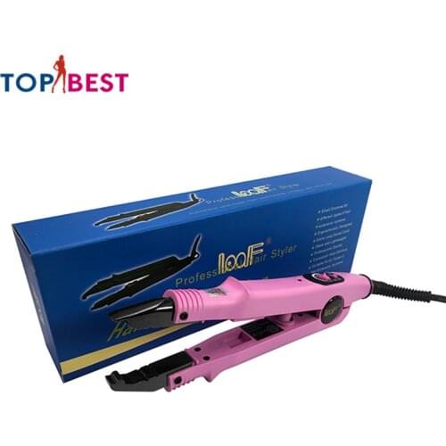 Professional Mini Hair Extension Iron Fusion Heat Adjustable Temperature 210 Degree Hair Connectors Keratin Melting Styling Tool