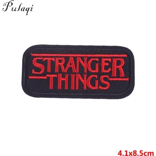 Pulaqi Stranger Things Nirvana Viking Badge Iron On Embroidered Patches For Clothes Hat Applique Sewing On Patch Sticker E