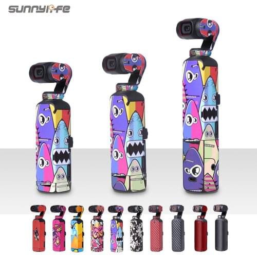 PVC Stickers Protective Skin Film Scratch-proof Decals Accessories For DJI Pocket 2 Handheld Camera Gimbal Accessories
