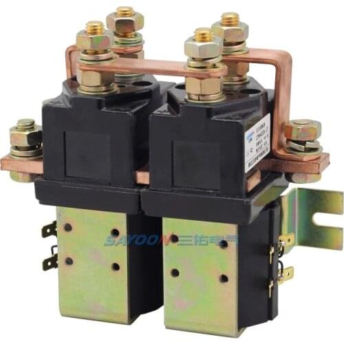 SAYOON CZWH400A-2T DC6V 12v 24V 36V 48V 60V 72V 400A contactor used for electric vehicles, engineering machinery and so on