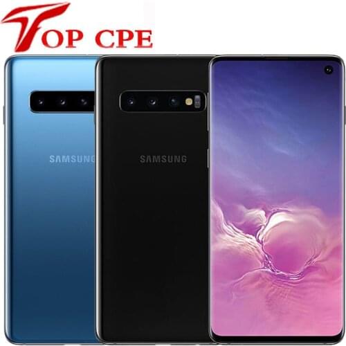 Samsung Galaxy S10 6.1" G973U Smartphone Octa Core Snapdragon 855 3 Real Camera Fingerprint ID 8G RAM 128GB ROM Mobile phone