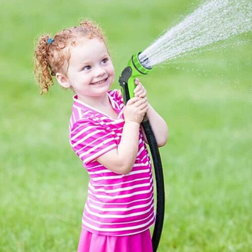 Heavy Duty Adjustable Garden Hose Nozzle 10 Patterns Durable Hand-Held for Car Wash Cleaning Watering Garden Showering Pets US