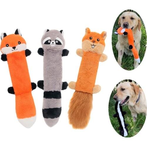 Cleaning Teeth Squeaky Interactive Cartoon Animal Flamingo Shaped Cotton Rope Dog Toy Pet Training Products Pet Chew Toys 1 pcs