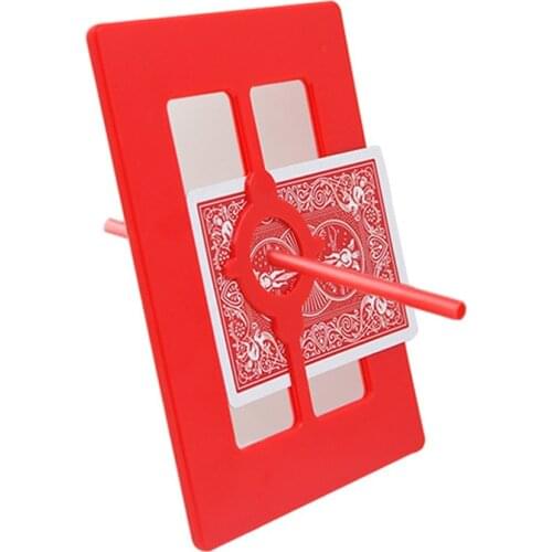 Magic Penetration Frame Pencil Through Card&Frame Magic Tricks Magician Close Up Gimmick Props Mentalism Comedy Magie Kids Toys