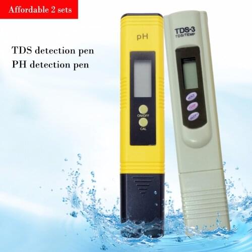 Yieryi New Come 1 pcs pH-2 Meter And 1 pcs TDS-3 Meter Tester Aquarium Pool Water Wine Urine Arrive Tool