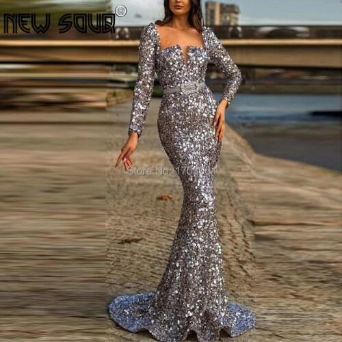 Elegant Mermaid Prom Dresses New Arrival Dubai Design Party Dress Robe De Soiree 2020 kaftans Arabic Formal Evening Gown Couture