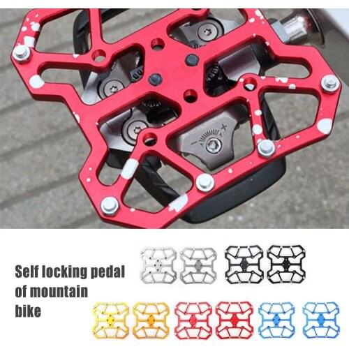 Premium Clipless Pedal Platform Adapters 1 Pair Aluminum Alloy Bike Pedal Platform Bicycle Adapters Bike Accessories Antiskid