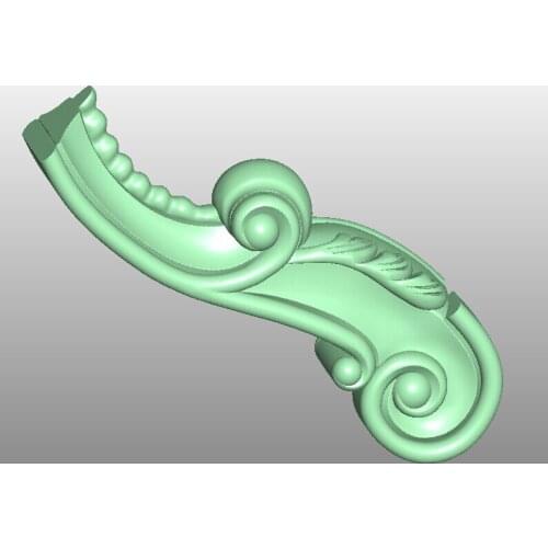 3D model STL format file for cnc router engraving furniture sofa cabinet chair leg pattern Artcam 624