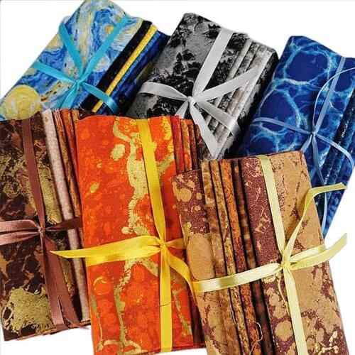 5PCS /Set 45x50CM Cotton Patchwork Soft Sewing Fabric For Crafts DIY Doll Clothes Pencil Bags Handmade Sachets Etc