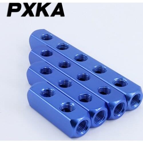 Free shipping Pneumatic quick connector multi-pipe multi-pass base air exhaust pump air compressor through tool fittings