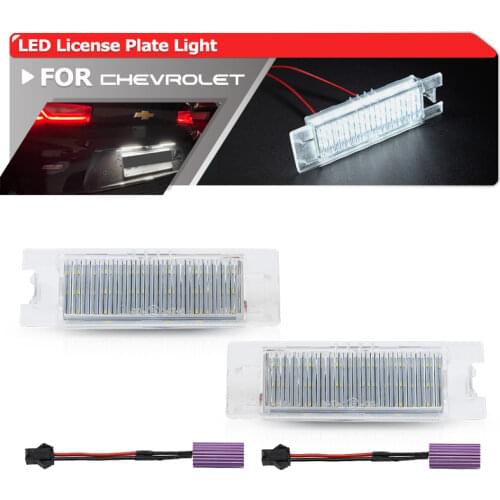 REPLACE #GM20944894 LED NUMBER LICENSE PLATE LIGHT LAMP FOR CHEVROLET MALIBU 2013-2015 FOR CAMARO 2014-UP VOLT 11-15 CAR-STYLING