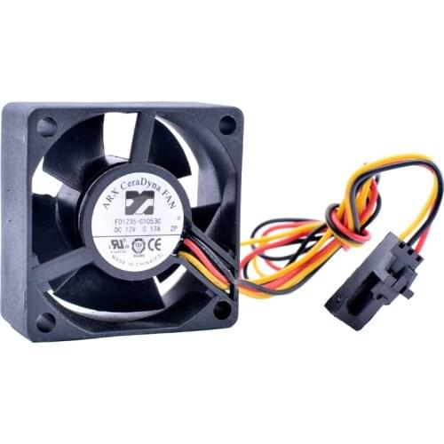 FD1235-C1053C 3.5cm 35mm 35x35x15mm DC12V 0.17A 3 lines Micro host high-volume cooling fan