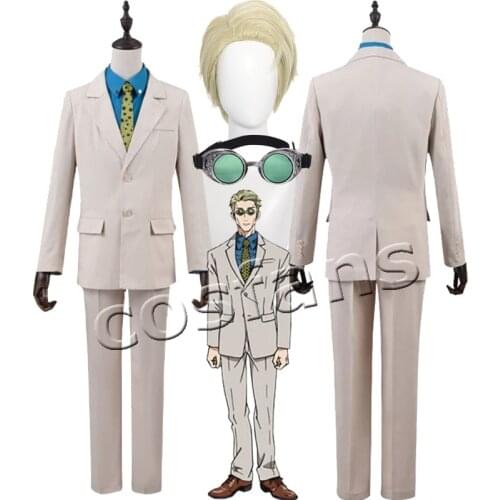 Jujutsu Kaisen Nanami Kento Cosplay Costume Suit Belt Glasses Nanami Kento Cosplay Short Hair Wig Halloween Xmas Party Uniforms