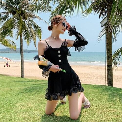 Swimsuits Woman One Piece Swimsuit Womens Sport Rash Guard Women Swimwear With Push Up Plavky Ladies Summer Black Sexy Long