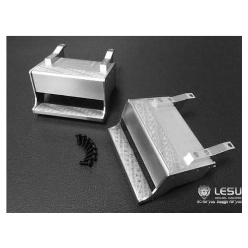 LESU 1/14 Tool Box 1pair Metal for TAMIYA King Hau RC Tractor Truck Car Model TH02296-SMT5