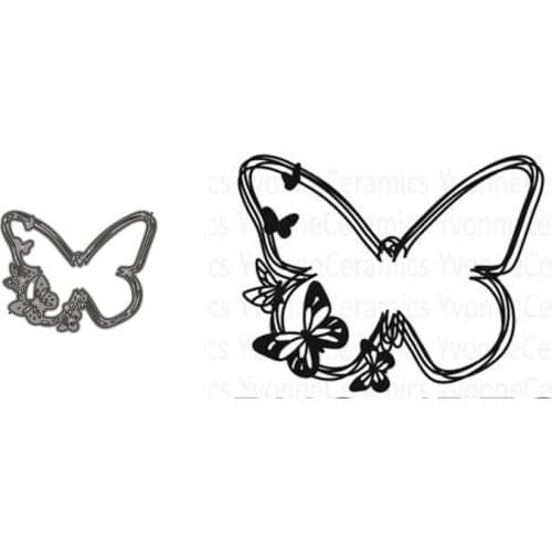 Metal Cutting Dies Butterfly Template For DIY Scrapbooking Embossing Paper Cards Album Making Decorative Craft Dies Cut