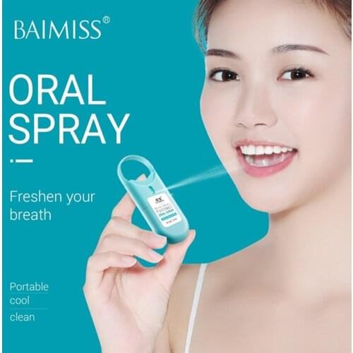 10ml Spray Mini Pocket Cool Mint Mist Spray Mouth Natural Flavoring Dental Bad Breath Remover Treatment