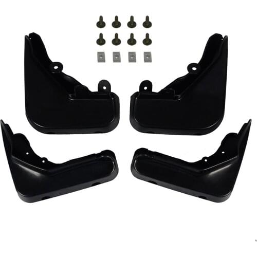 Set of 4 Mud Flaps Splash Guard for Mercedes-Benz W212 E-Class 2008 2009 2010 2011 2012 2013 Front and Rear