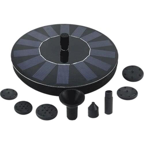 7V Solar Power Fountain Pump Panel Watering kit Plants Power Pond Fountain For Garden Pool Pump Solar pump Waterfall For Pond