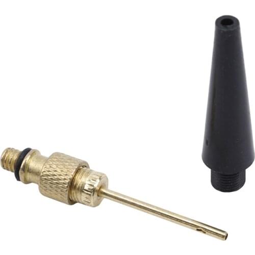 Pump Bicycle Convert To Copper Bike Air Valve Adaptor Adapters Wheels Gas Nozzle Tube Tool Bike Accessories