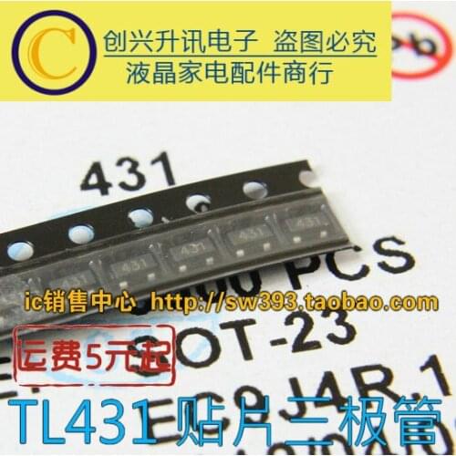 New 10pcs TL431 431 SOT-23