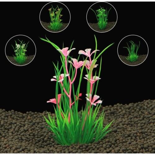 New Aquarium Artificial Plants Submersible Aquatic Fish Tank Decoration Plant Aquatic Water Grass Landscape Viewing Ornament