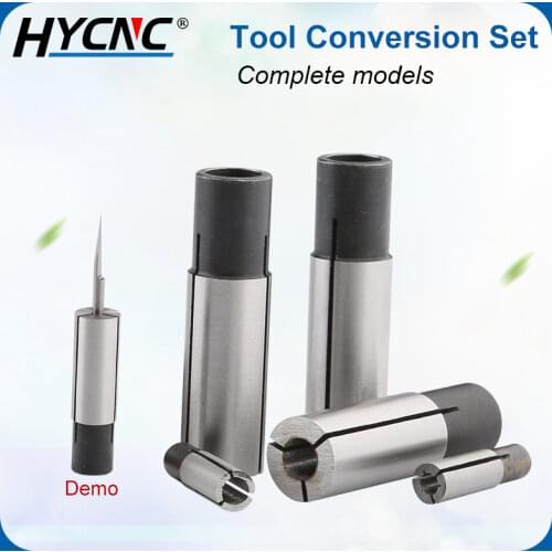 1pc engraving chuck CNC milling cutter conversion sleeve engraving position conversion adapter chuck diameter tube sleeve
