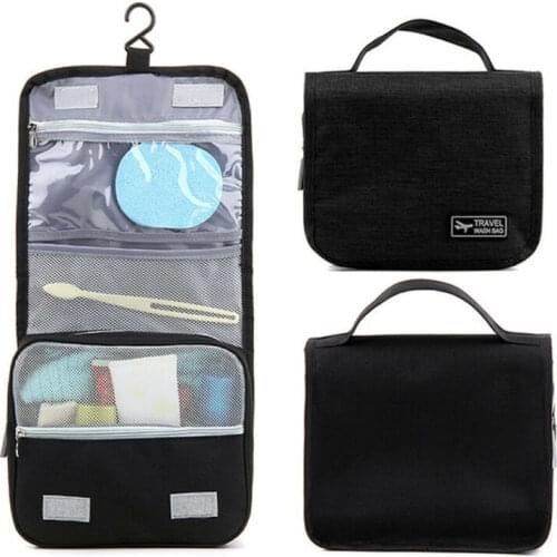 Men Women Hanging Cosmetic Bag Multifunction Travel Organizer Toiletry Wash Make up Storage Pouch Beautician Folding Makeup Bag